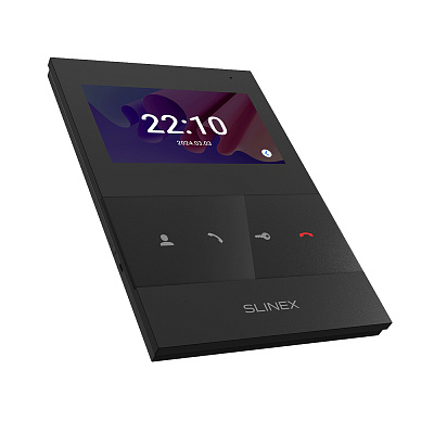 картинка Slinex SQ-04M цвет черный. 4" Цветной домофон c программной детекцией движения от компании Intant